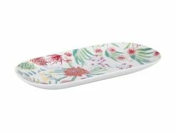 Royal Botanic Gardens Victoria Native Blooms Oval Platter 33x17.5cm Gift Boxed -Servingware Online Shop aw0623 a1