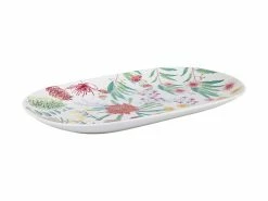 Royal Botanic Gardens Victoria Native Blooms Oval Platter 37x23cm Gift Boxed -Servingware Online Shop aw0624 a1