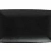 Caviar Black Rectangle Platter 27.5x16cm