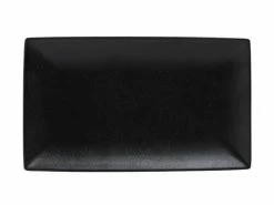 Caviar Black Rectangle Platter 34.5x19.5cm
