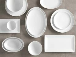 Caviar White Oval Plate 30x22cm -Servingware Online Shop caviar 1 3