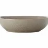 Dune Oval Serving Bowl 32x27cm Taupe Gift Boxed