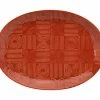 Arc Oval Platter 41x30cm Terracotta Gift Boxed