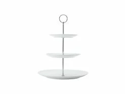 White Basics Diamonds 3-Tier Cake Stand