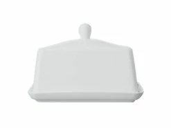 White Basics Butter Dish Gift Boxed
