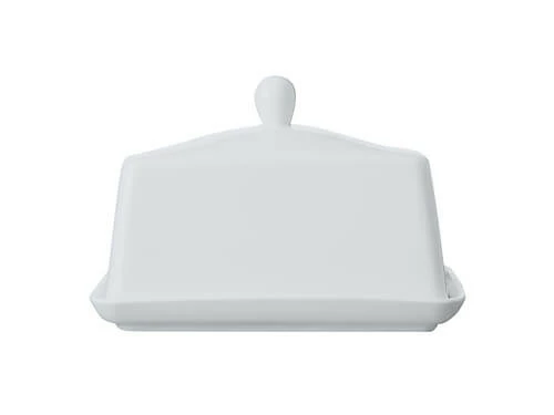White Basics Butter Dish Gift Boxed 1 White Basics Butter Dish Gift Boxed