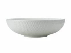 White Basics Diamonds Round Serving Bowl 25cm -Servingware Online Shop dv0168 2