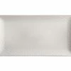 White Basics Diamonds Rectangular Platter 35x19cm Gift Boxed