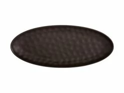 Gravity Oval Platter 50x21cm Black Gift Boxed