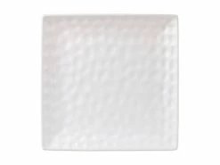 Gravity Square Platter 35cm White Gift Boxed