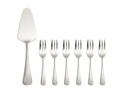 Cosmopolitan Cake Server & Fork Set 7 Piece