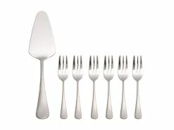 Madison Cake Server & Fork Set 7 Piece