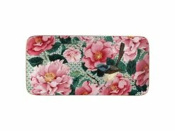 Teas & C's Silk Road Rectangle Platter 25x12cm Aqua Gift Boxed