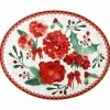 Mistletoe Oval Platter 38x30cm Gift Boxed
