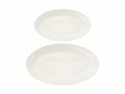 Radiance Serving Platter Set of 2 White Gift Boxed
