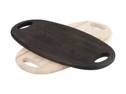 Graze Oval Serving Board Black 48x25x2cm -Servingware Online Shop jg0037 type 1