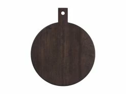 Graze Round Serving Paddle Black 45x37x2cm