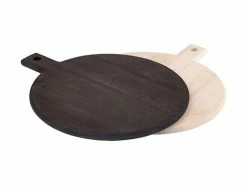 Graze Round Serving Paddle Black 45x37x2cm -Servingware Online Shop jg0052 type 1