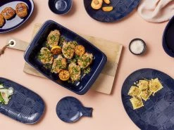 Arc Oval Platter 41x30cm Indigo Blue Gift Boxed -Servingware Online Shop maxwell williams arc indigo group 800x600 2