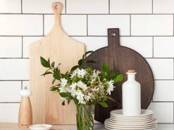 Graze Round Serving Paddle Black 58x45x2cm -Servingware Online Shop ss22 website maxwell williams graze boards 5 3