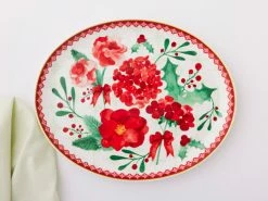 Mistletoe Oval Platter 38x30cm Gift Boxed 5 Mistletoe Oval Platter 38x30cm Gift Boxed -Servingware Online Shop ss22 website maxwell williams mistletoe platter oval 38cm 2